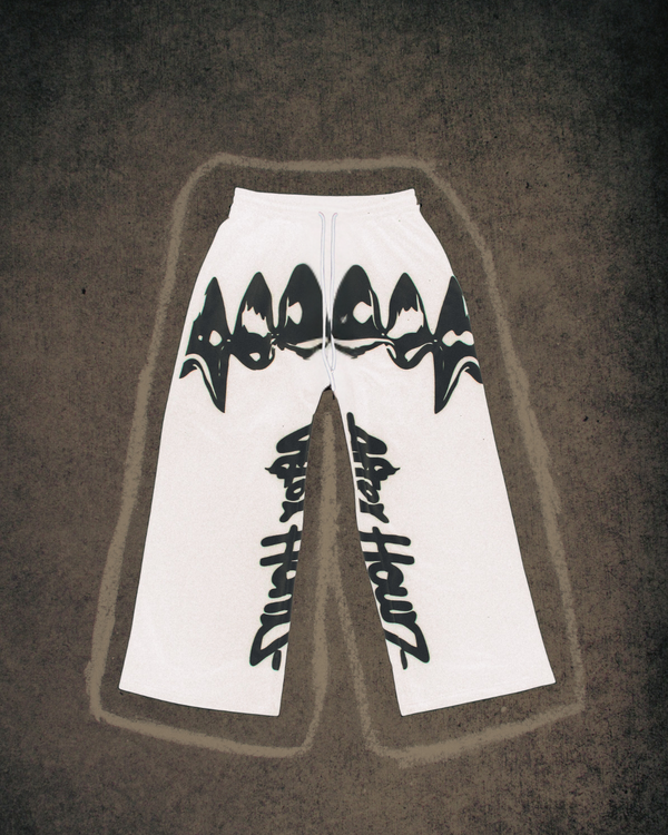 "THE TRACKPANTS" CREAM WHITE