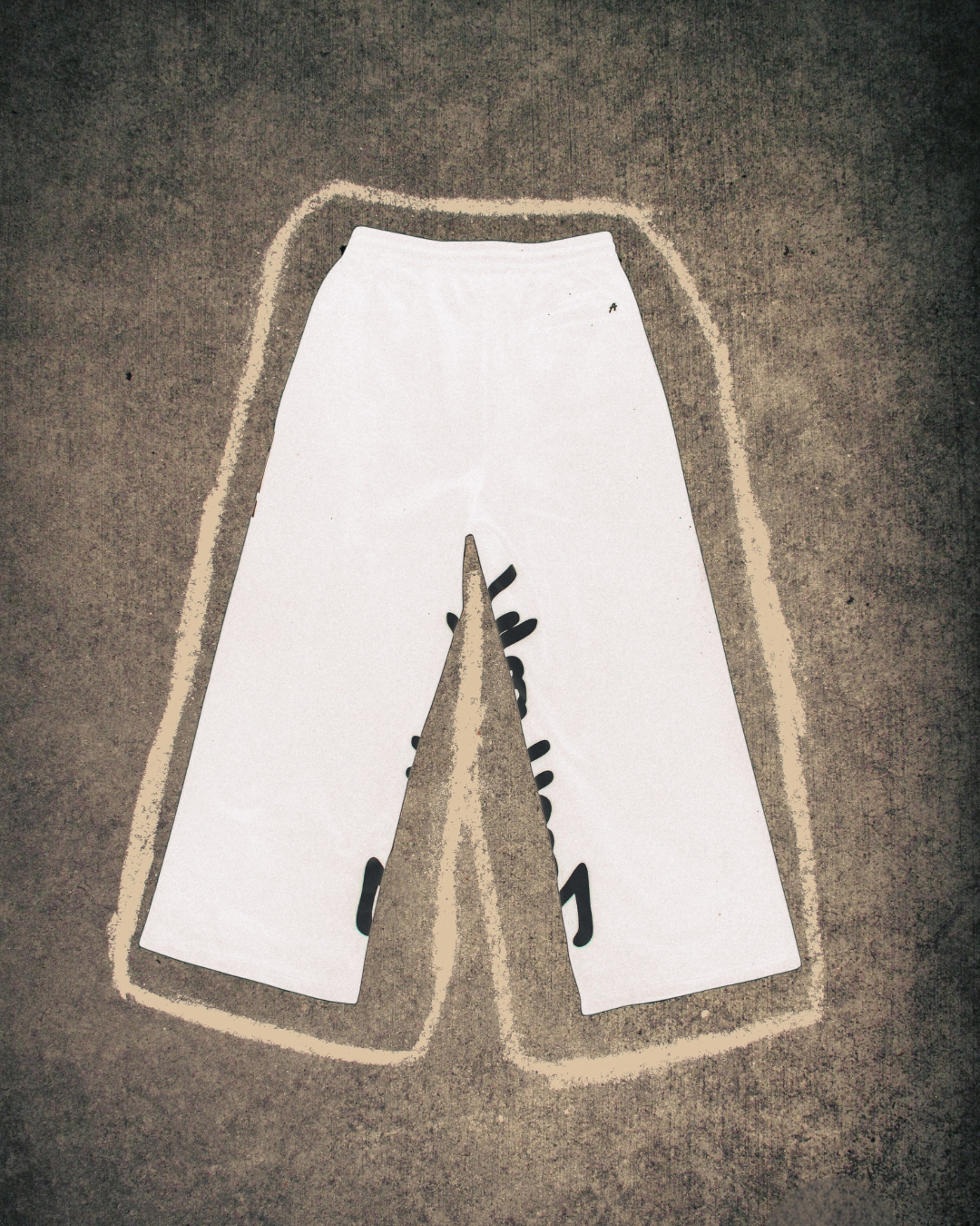 "THE TRACKPANTS" CREAM WHITE - ON SALE